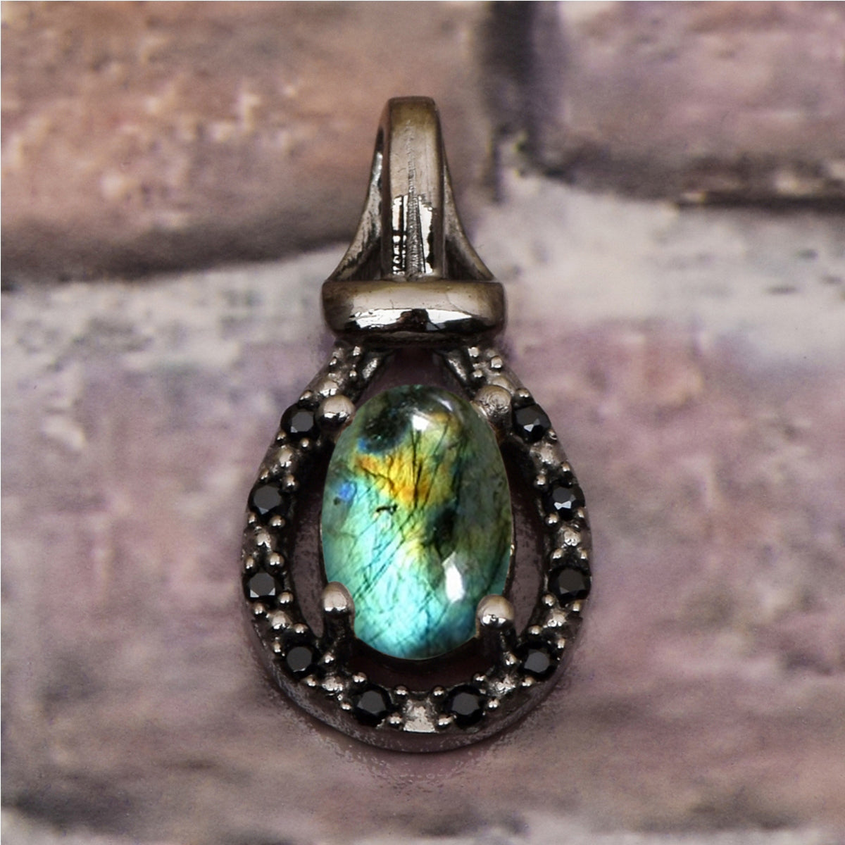 Art Noveu Multi Choice Gemstone Pendant