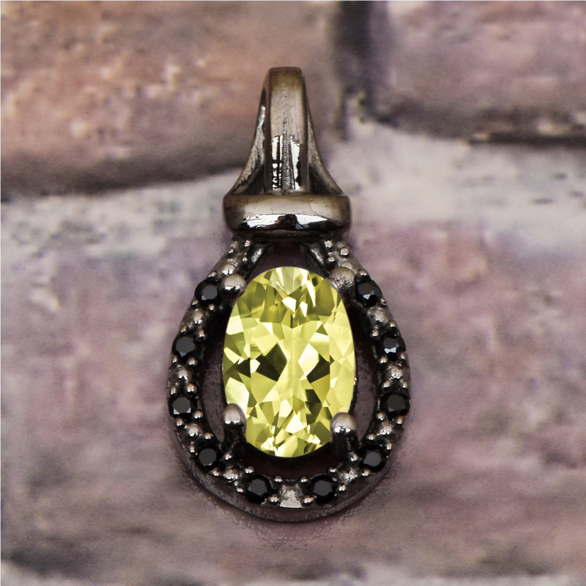 Art Noveu Multi Choice Gemstone Pendant