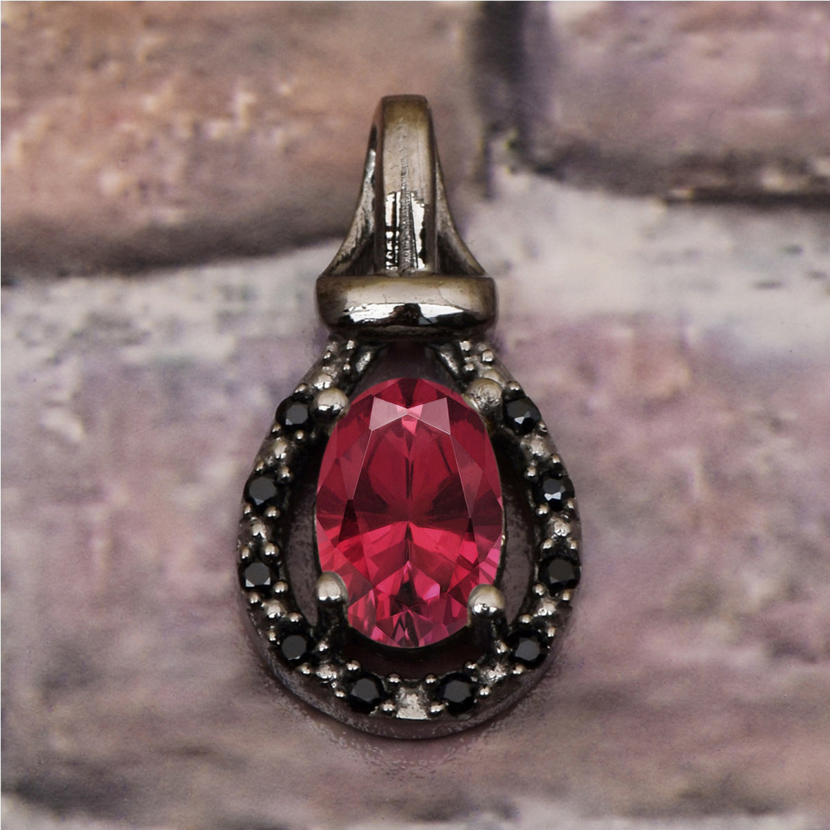 Art Noveu Multi Choice Gemstone Pendant