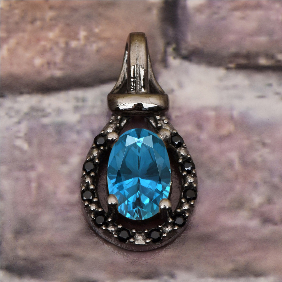 Art Noveu Multi Choice Gemstone Pendant