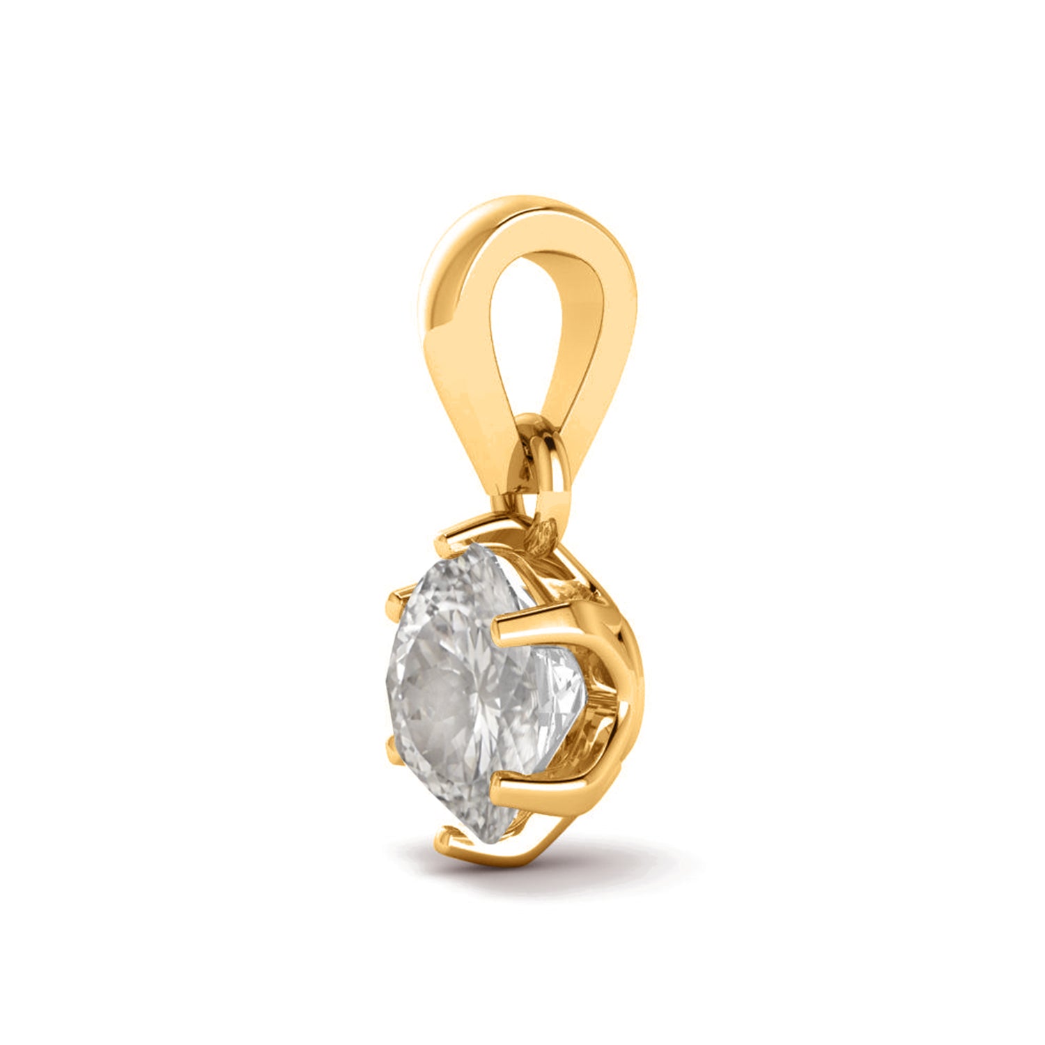 Moissanite Jewelry Set Solitaire Ring - Pendant - Earrings – Sterling Silver