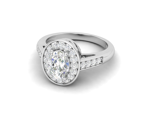 1 CTW White CZ Solitaire Wedding Ring