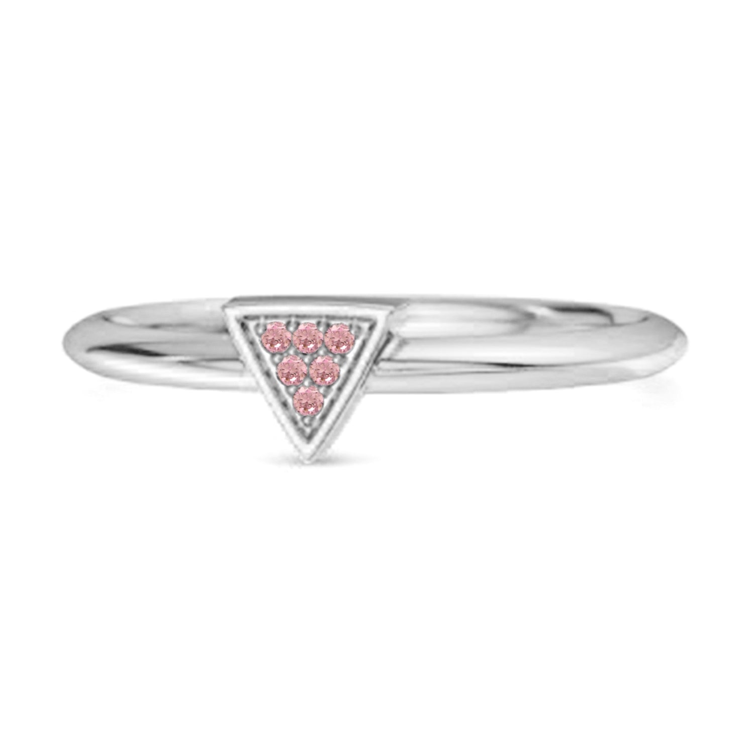 Pink Zirconia ring