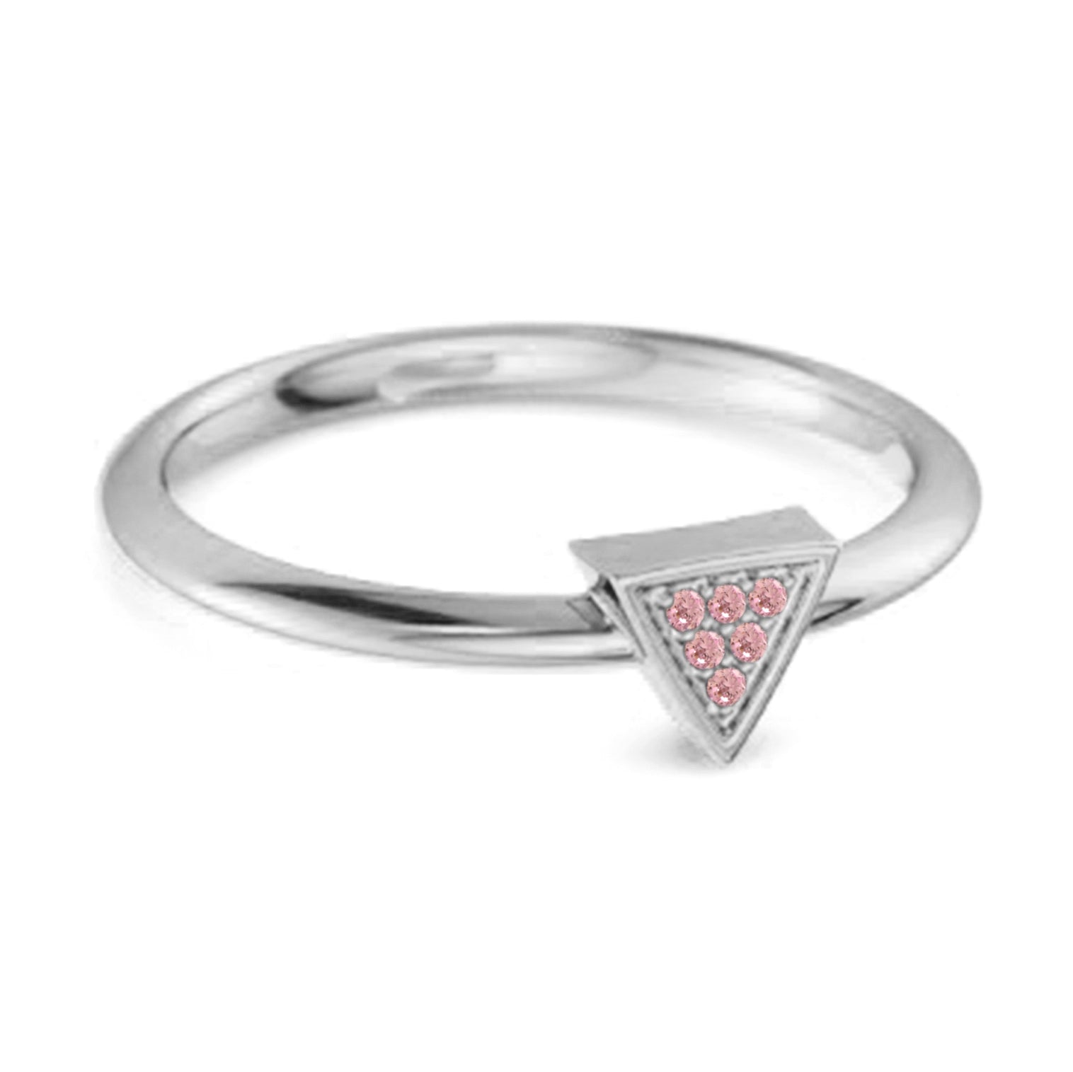 Pink Zirconia ring