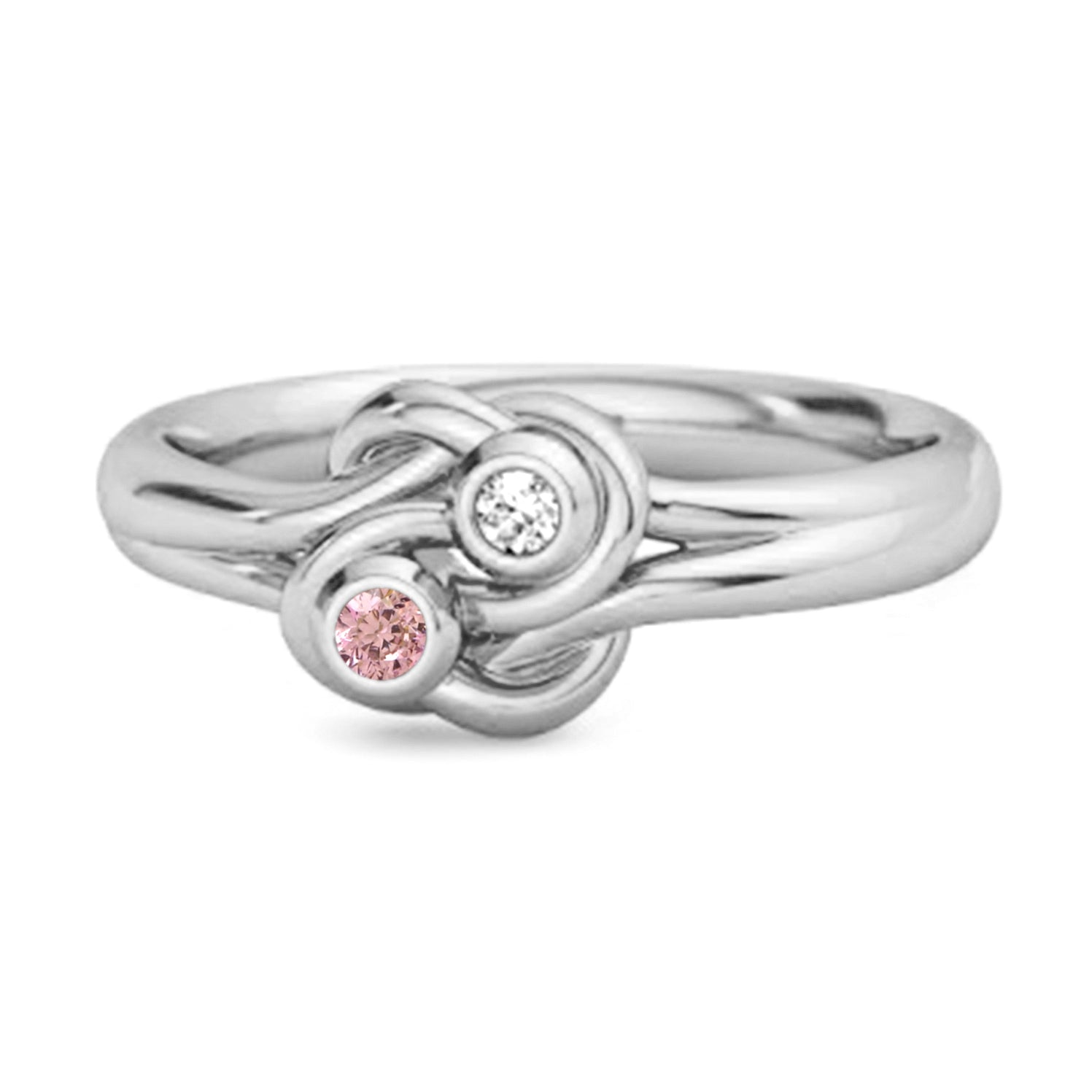 Pink Zirconia ring