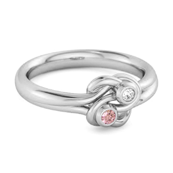 Pink Zirconia ring