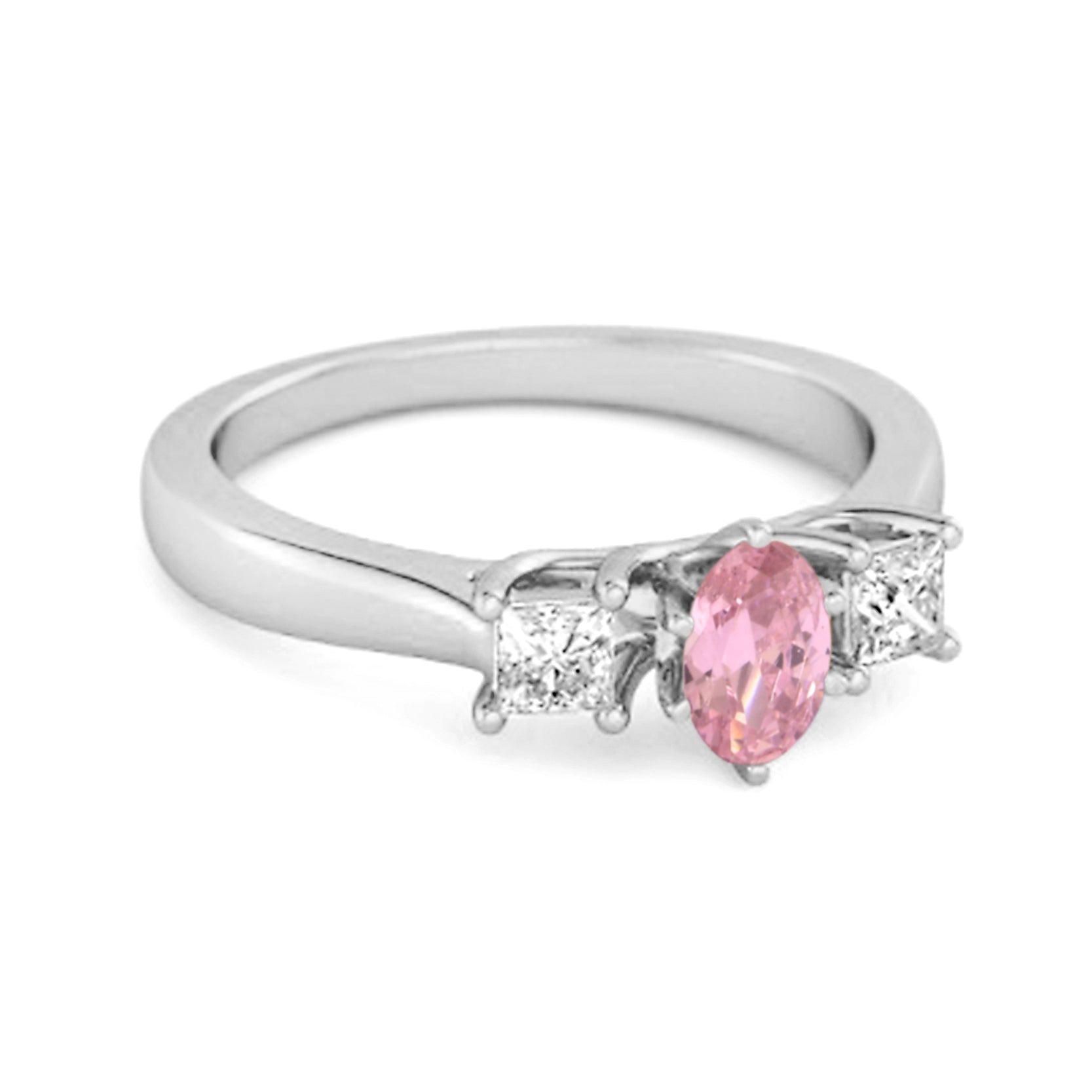 Pink Zirconia ring