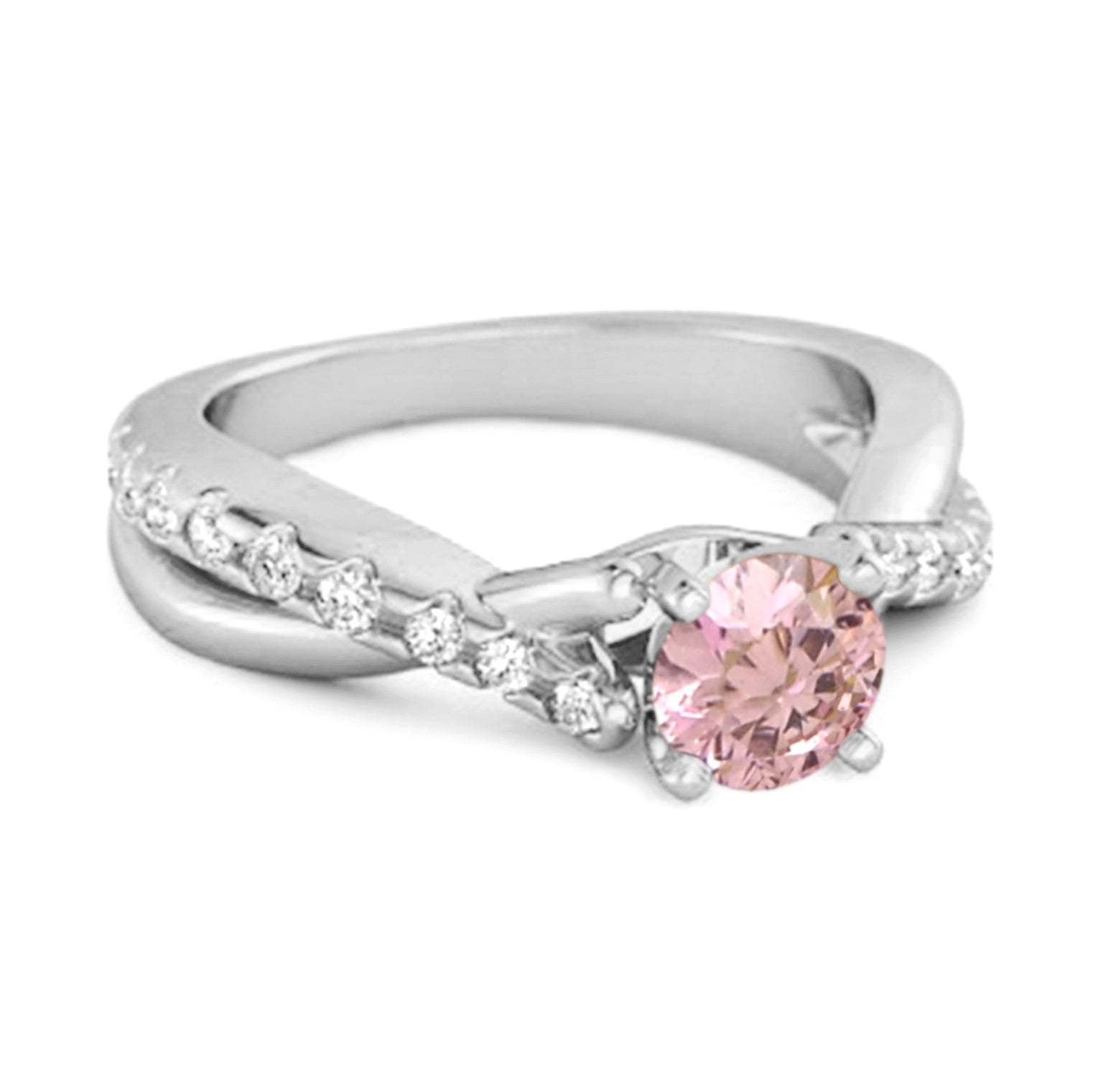 Pink Zirconia ring