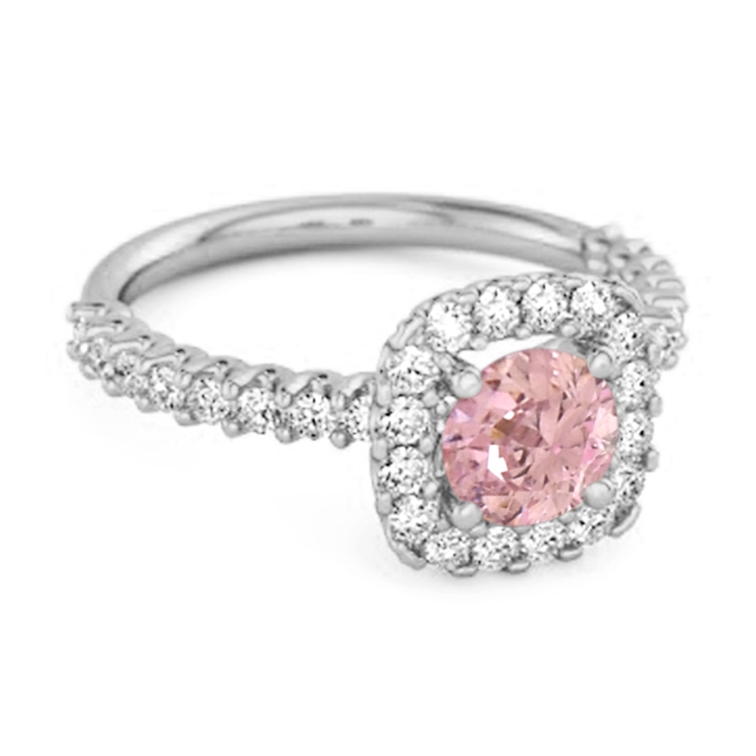 Pink Zirconia ring