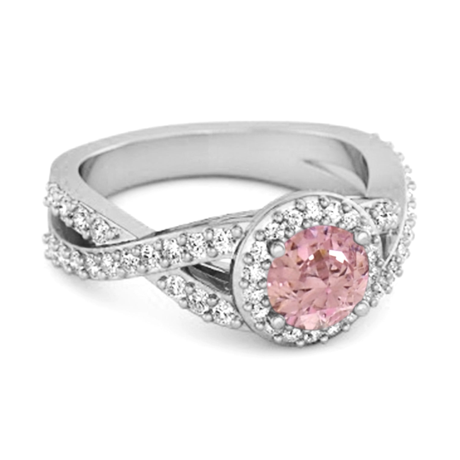 Pink Zirconia ring