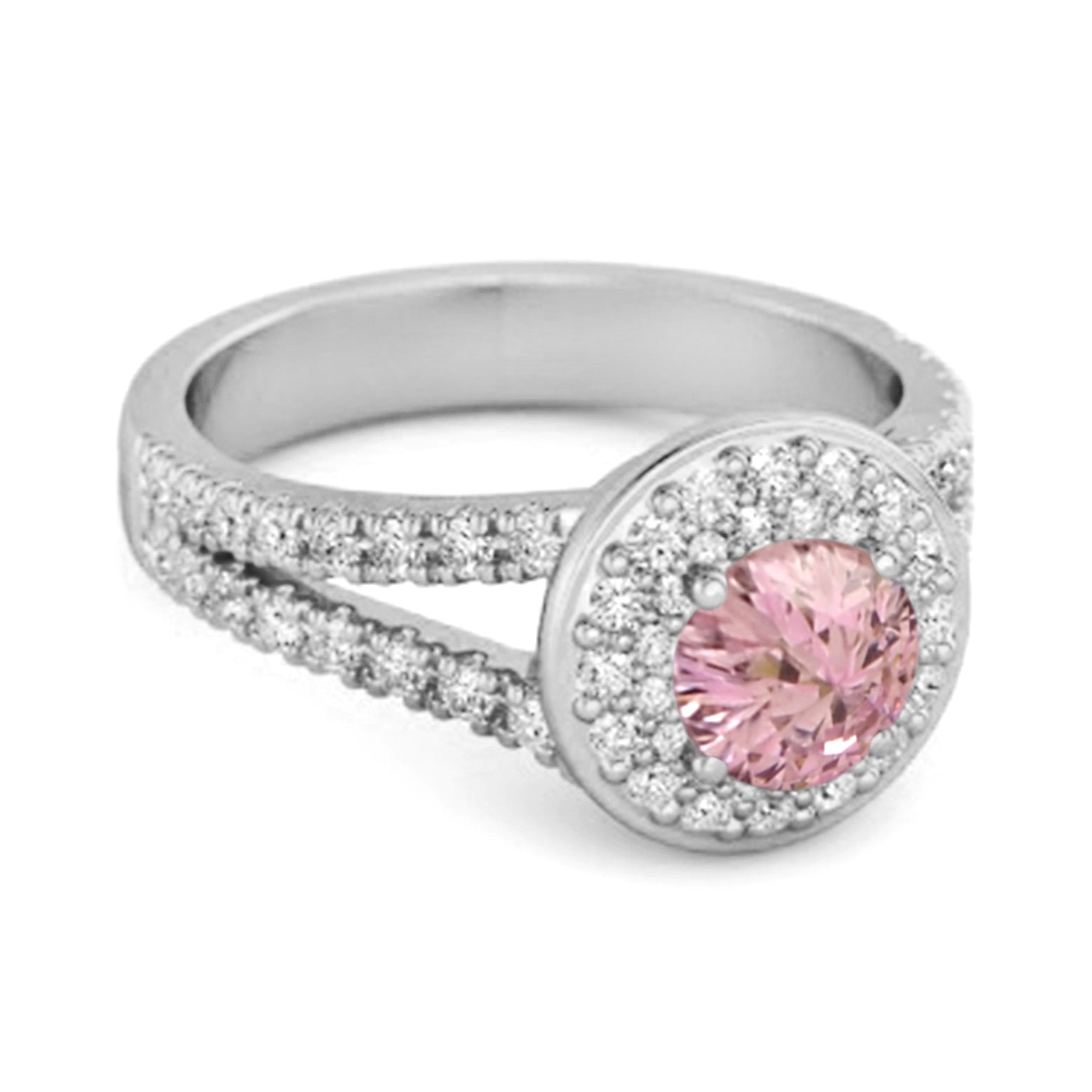 Pink Zirconia ring