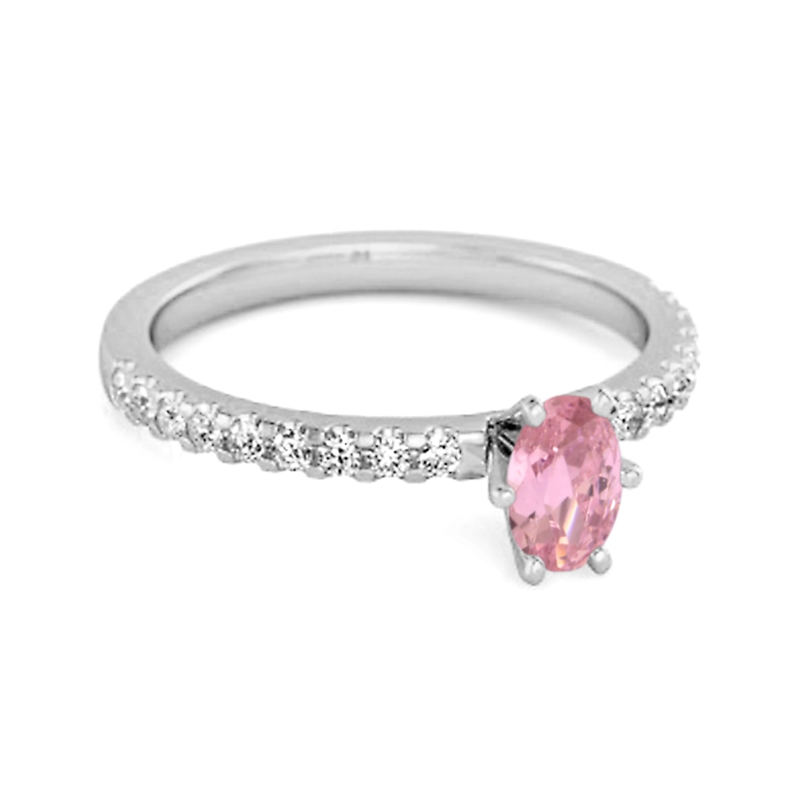 Pink Zirconia ring