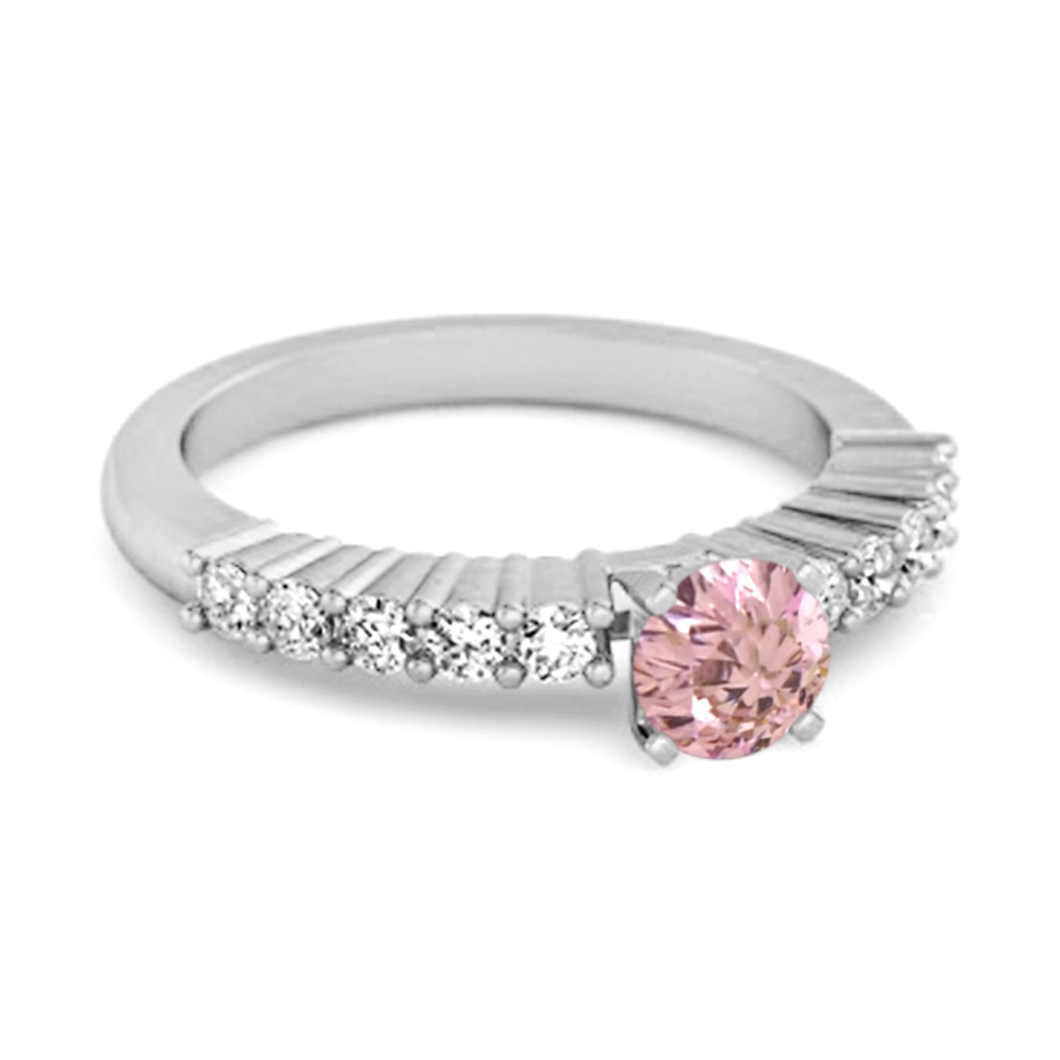 Pink Zirconia ring