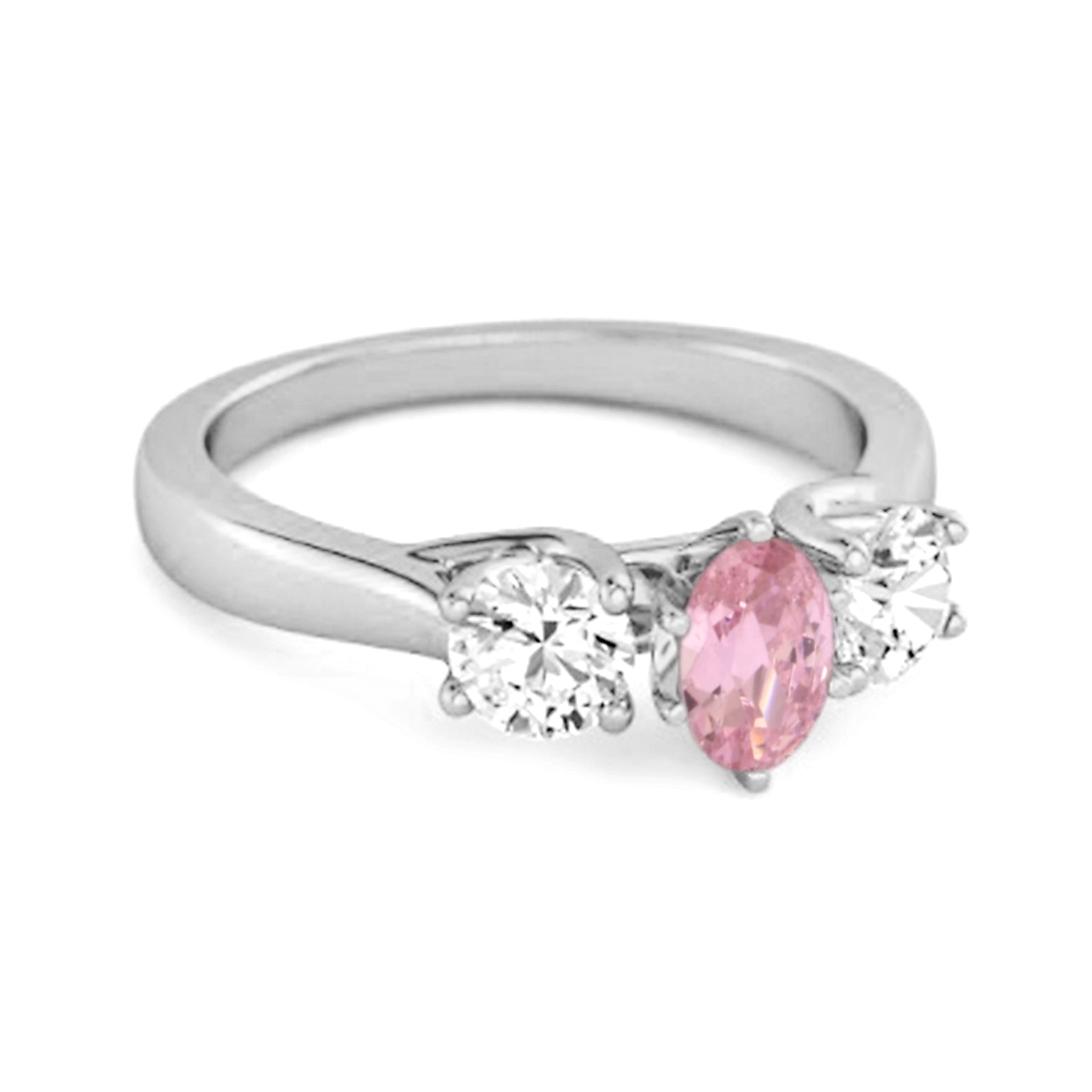 Pink Zirconia ring