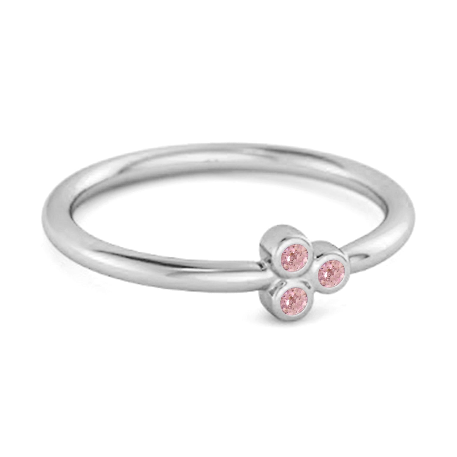Pink Zirconia ring
