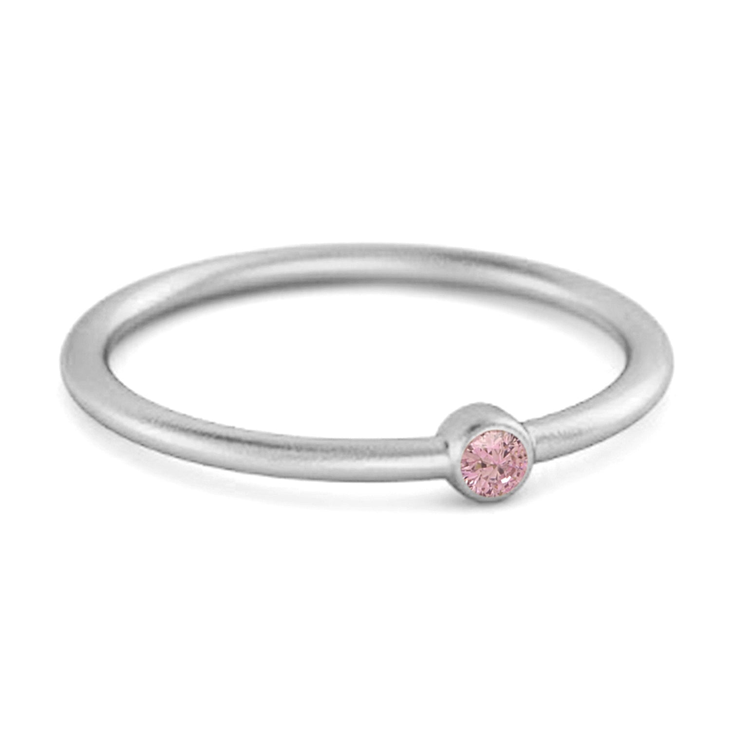Pink Zirconia ring