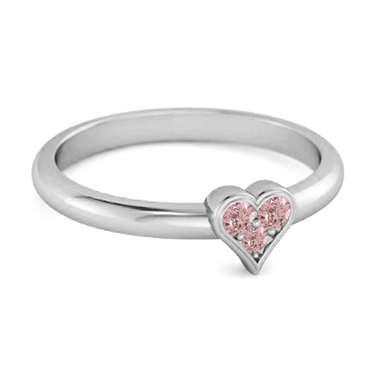 Pink Zirconia ring