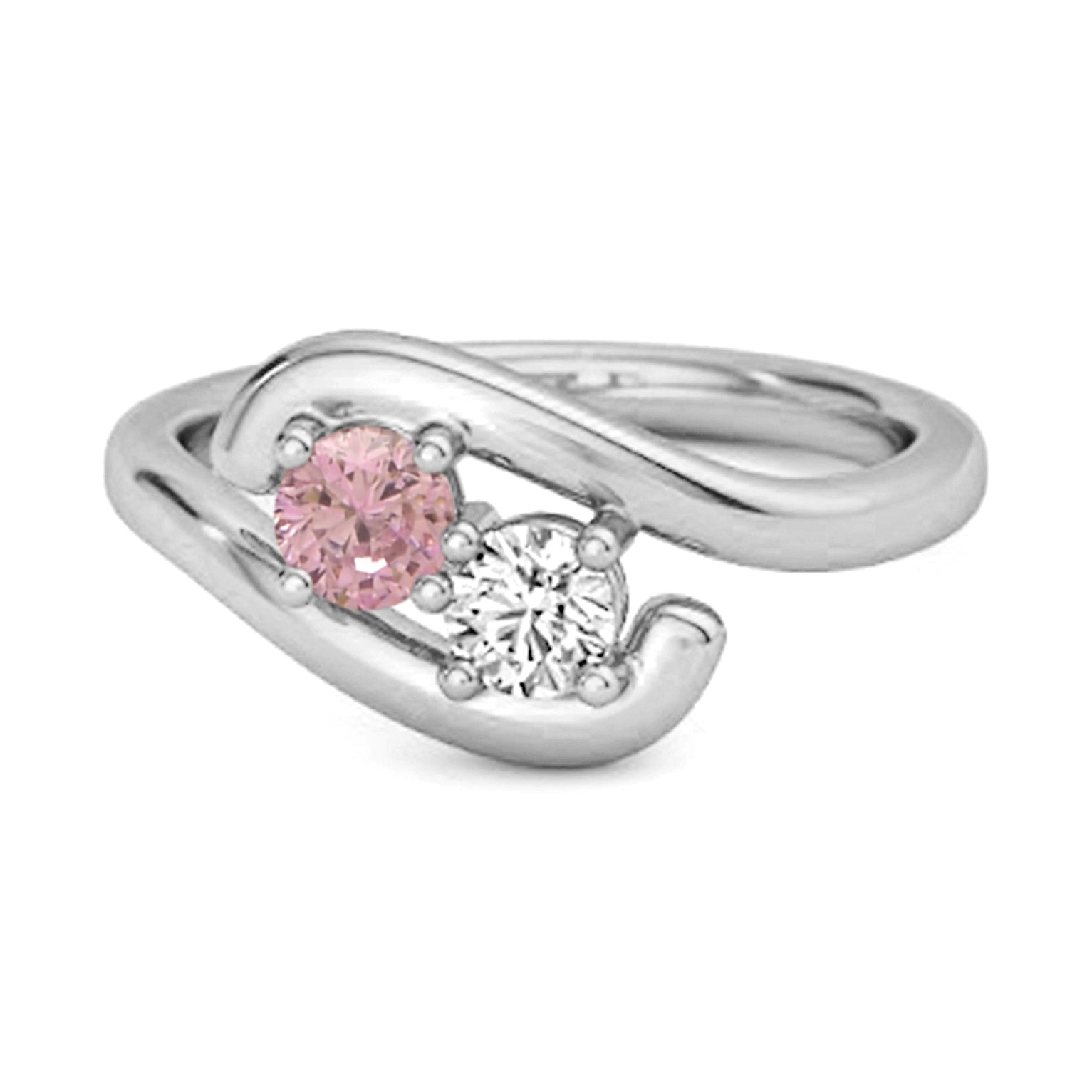 Pink Zirconia ring