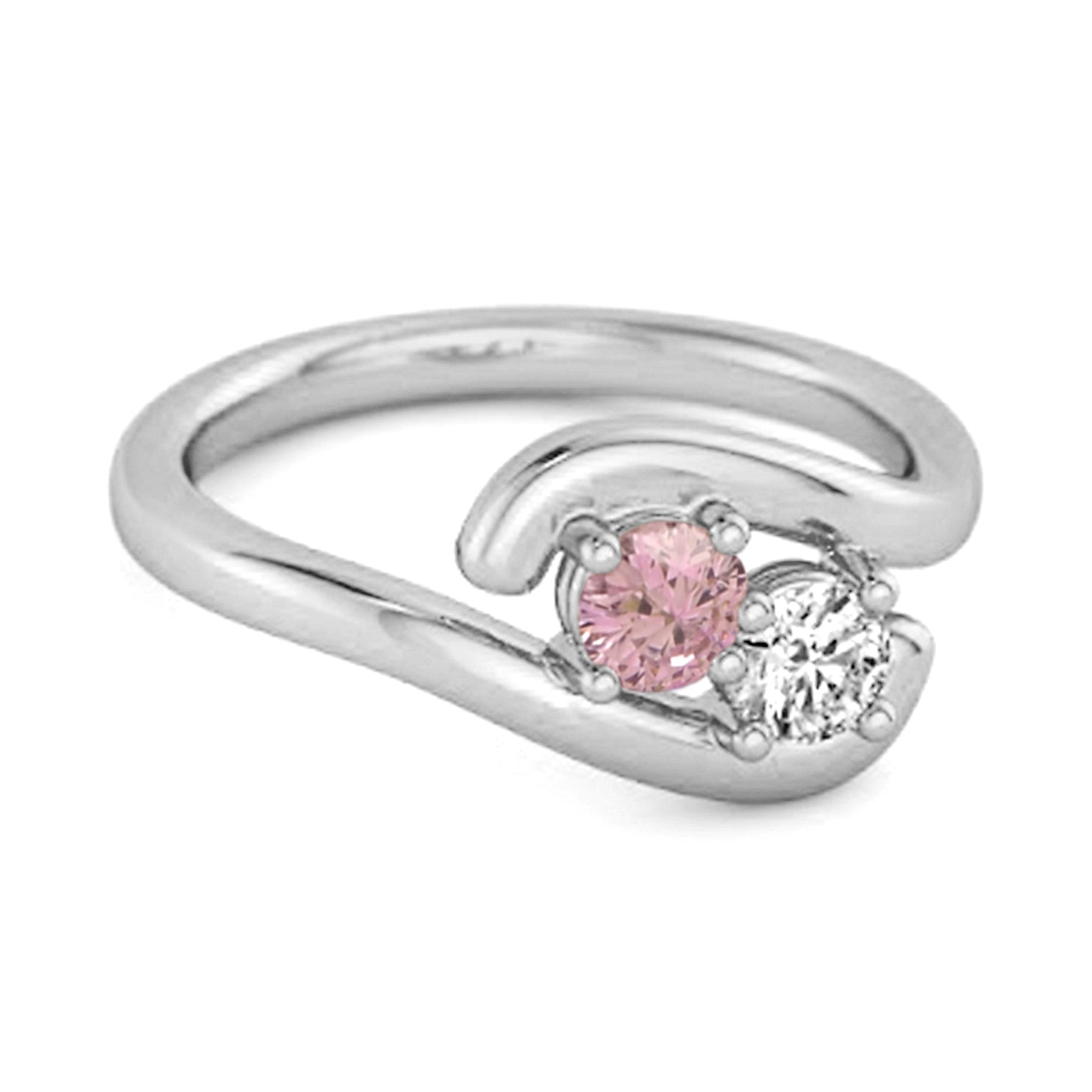 Pink Zirconia ring