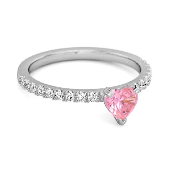 Pink Zirconia ring