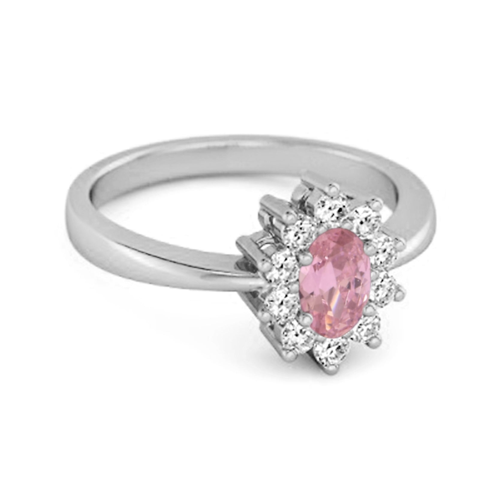 Pink Zirconia ring