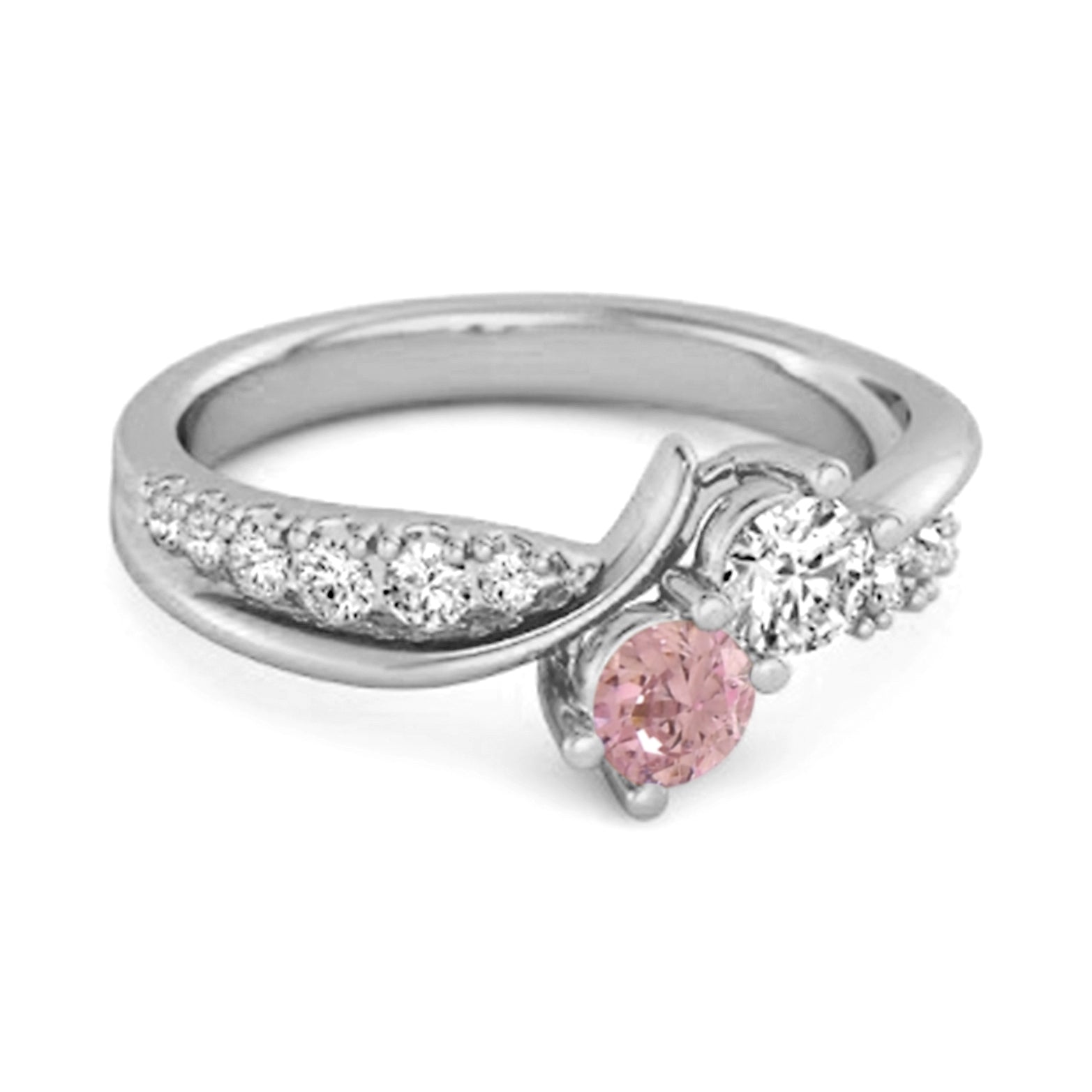 Pink Zirconia ring