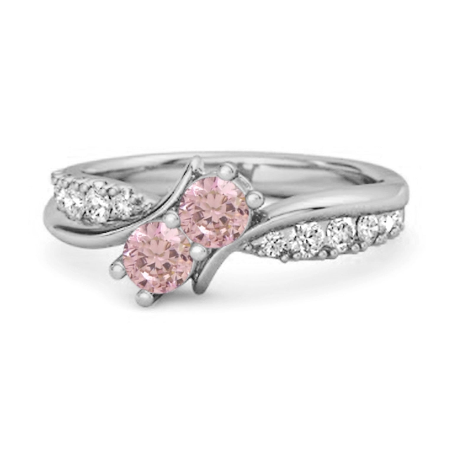 Pink Zirconia ring