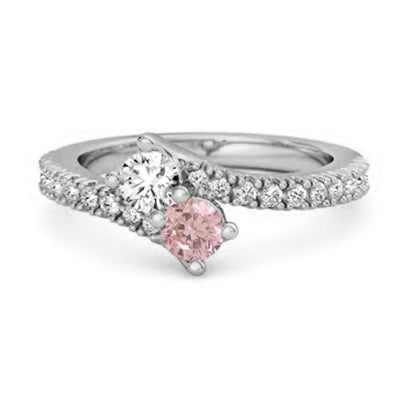 Pink Zirconia ring