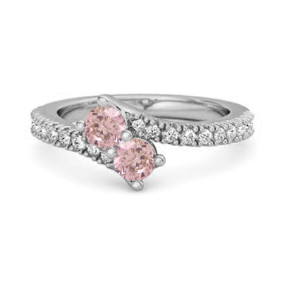 Pink Zirconia ring