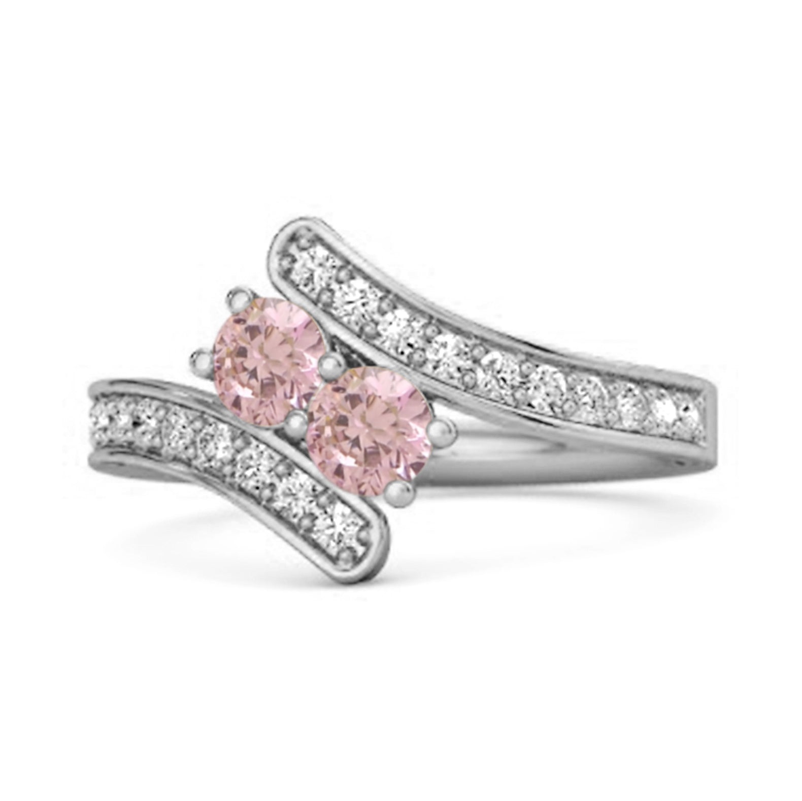 Pink Zirconia ring