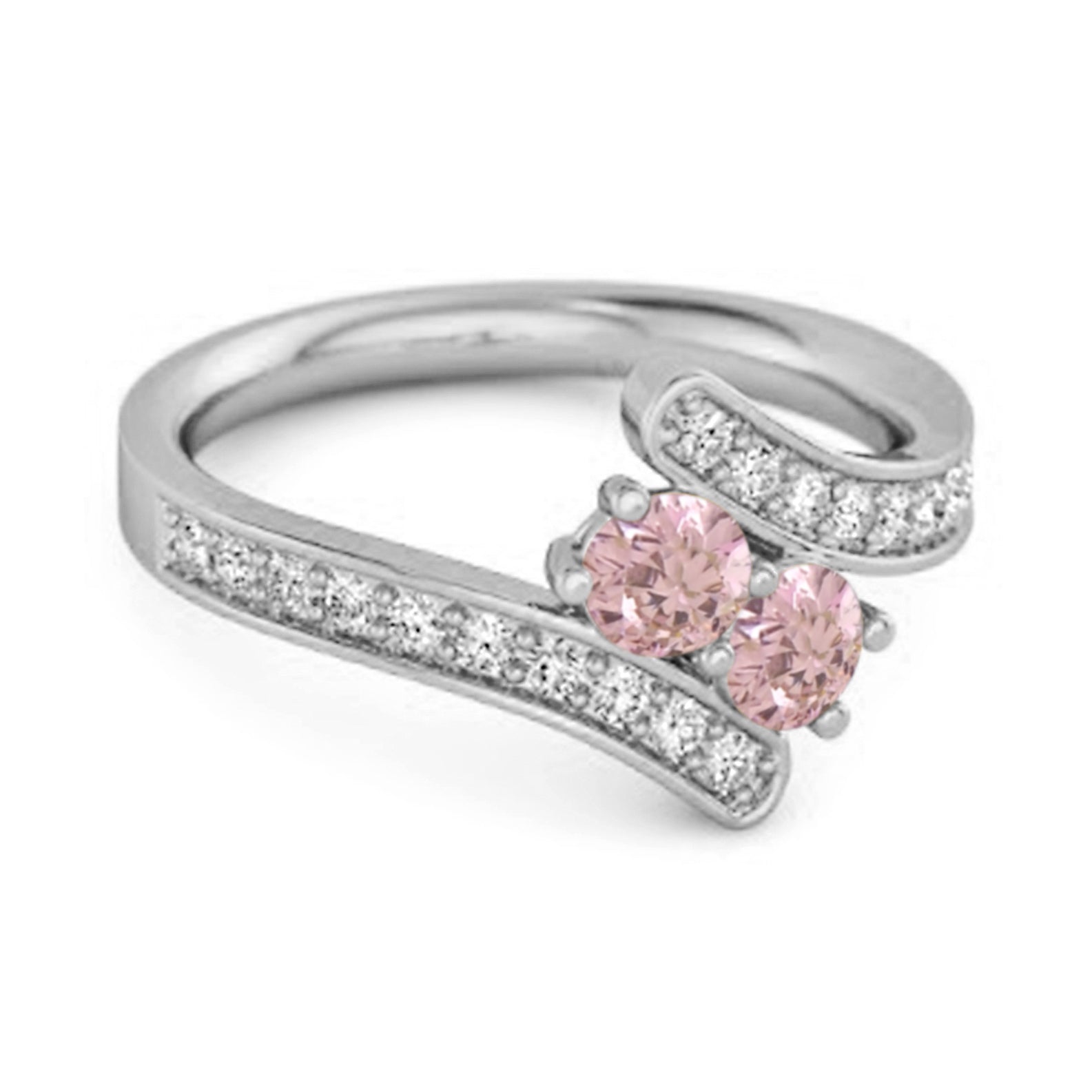Pink Zirconia ring