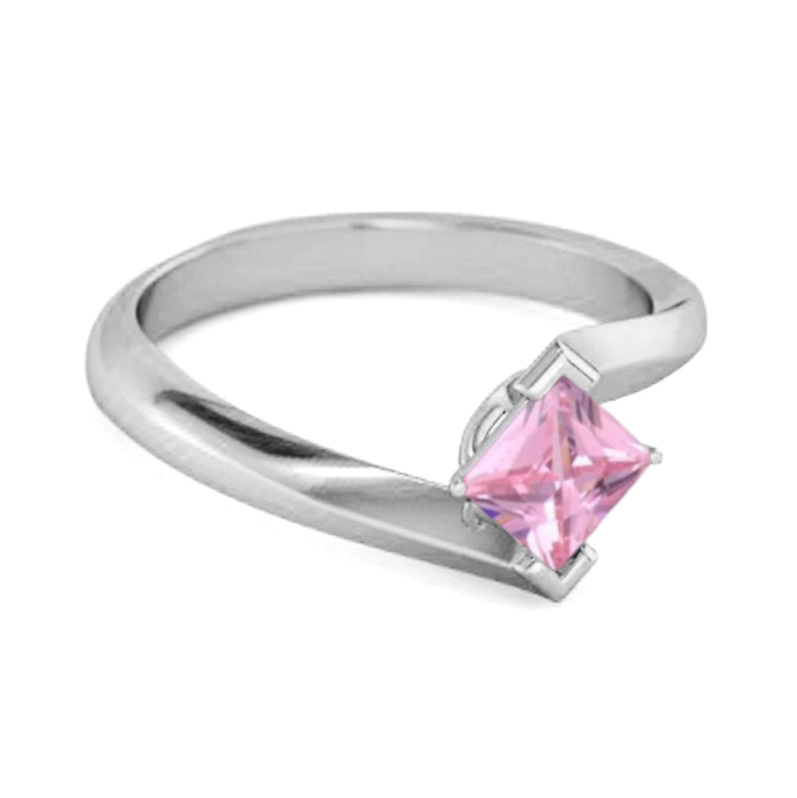Pink Zirconia ring