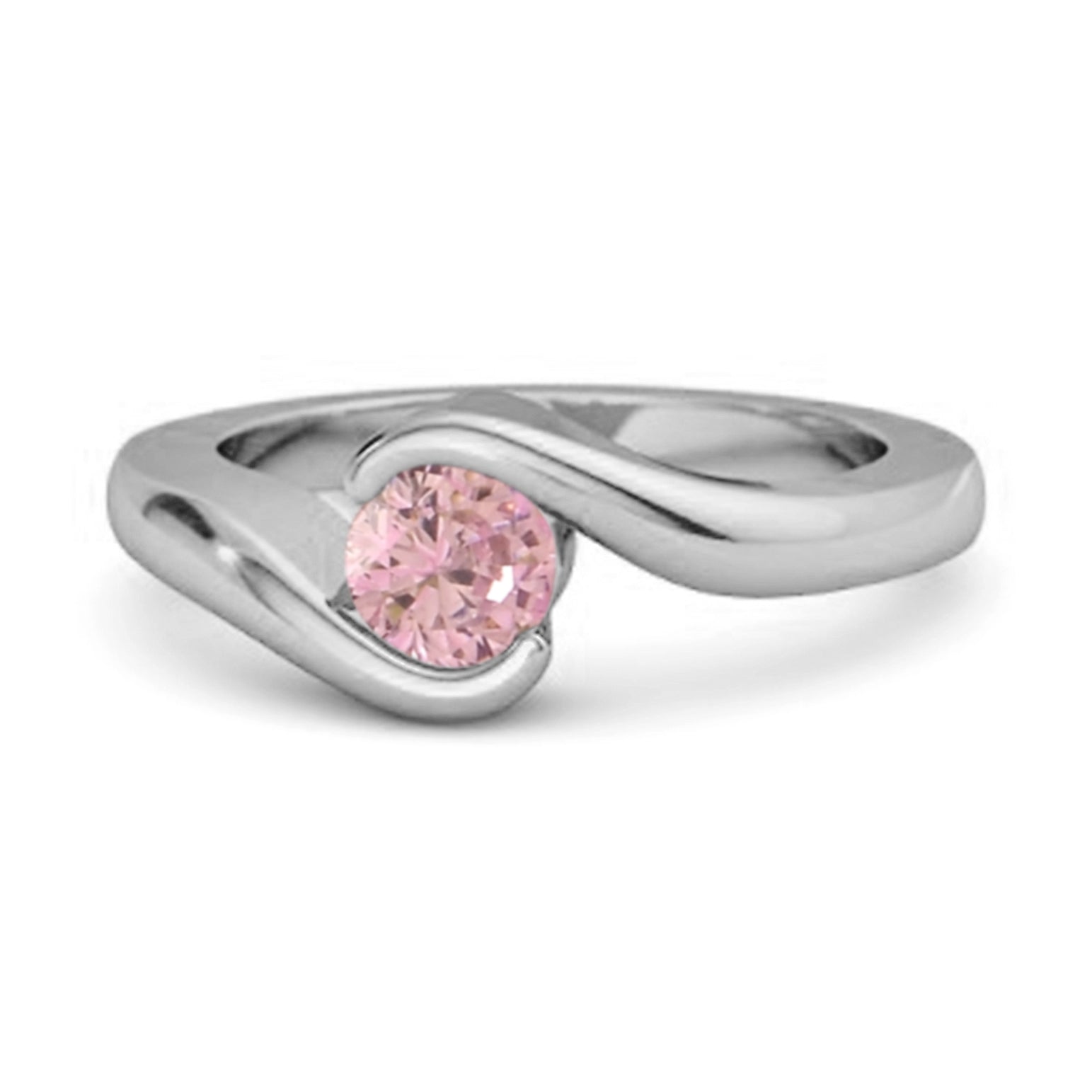 Pink Zirconia ring