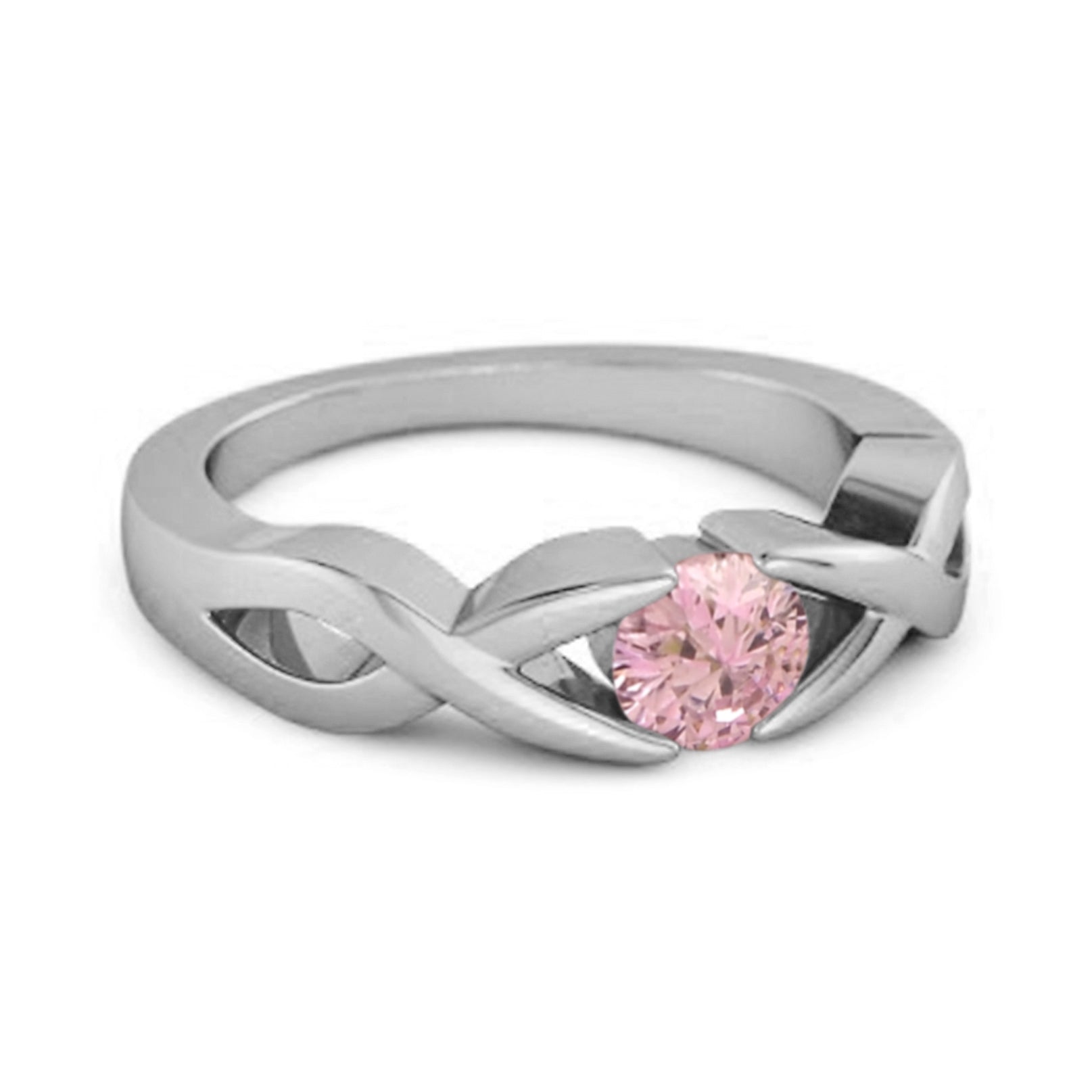 Pink Zirconia ring