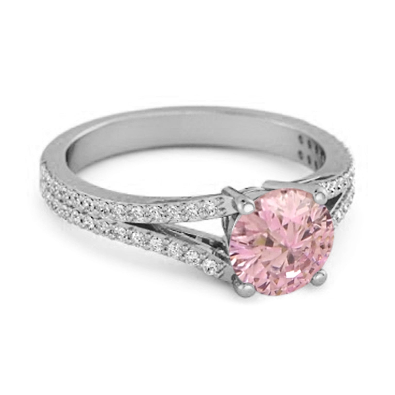 Pink Zirconia ring