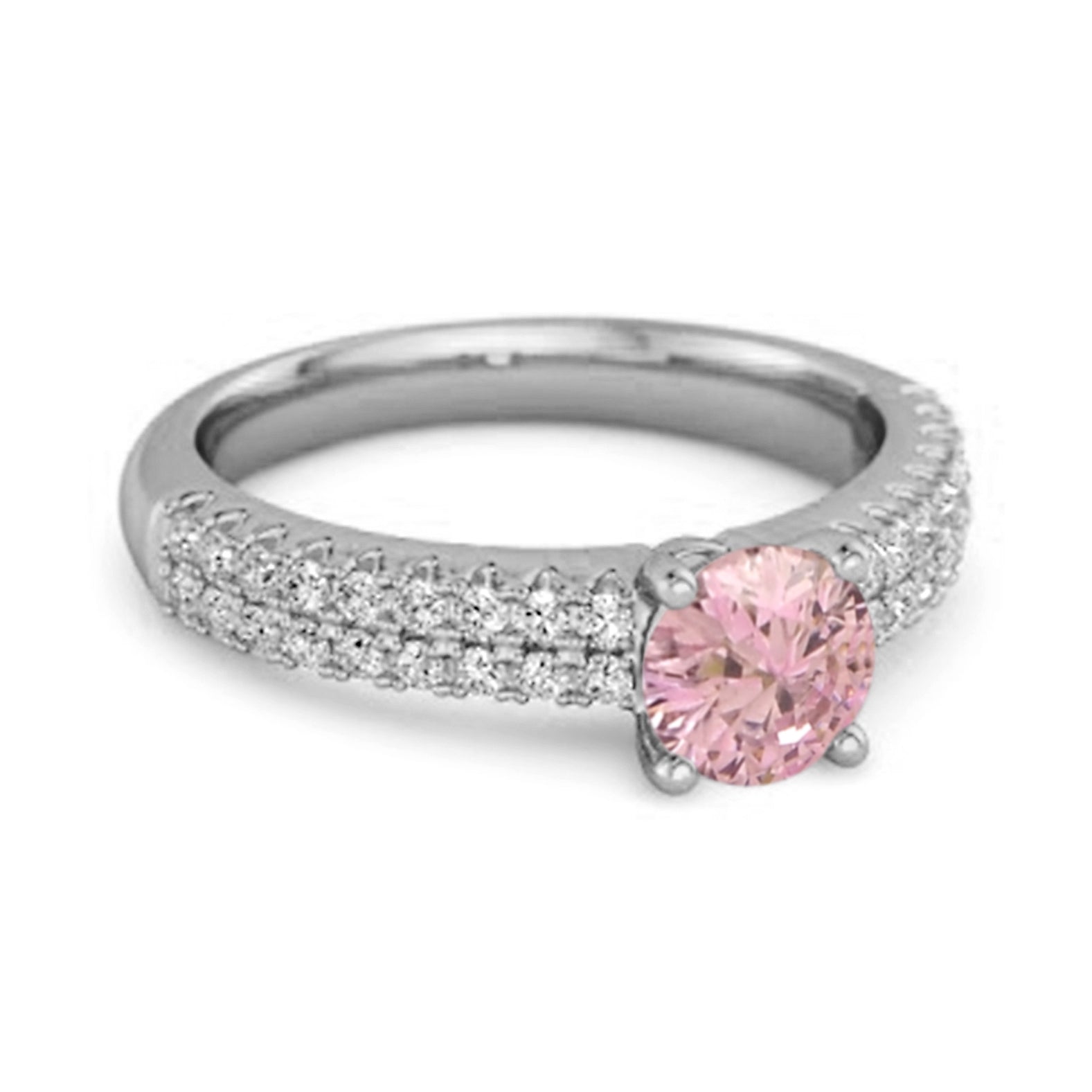 Pink Zirconia ring
