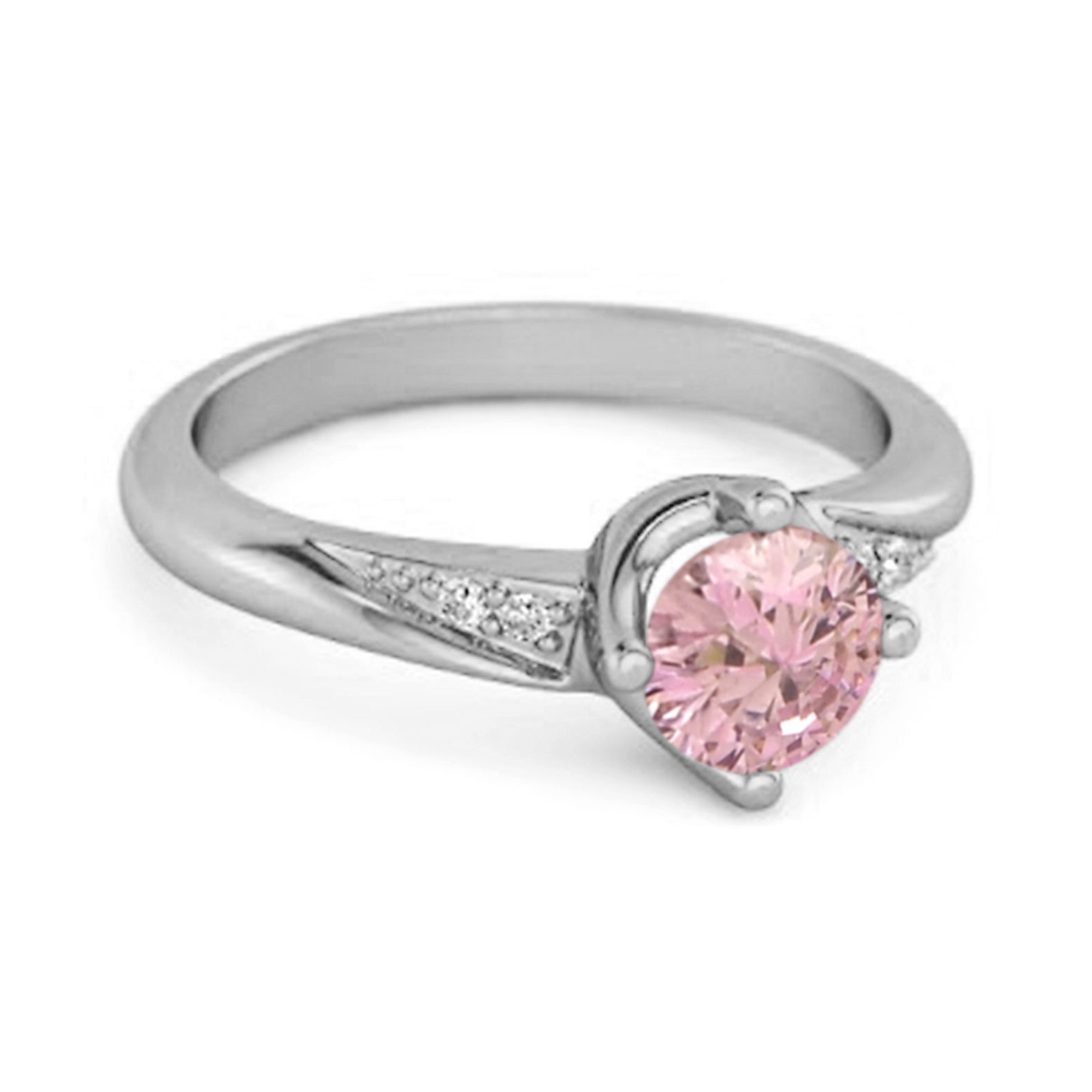 Pink Zirconia ring