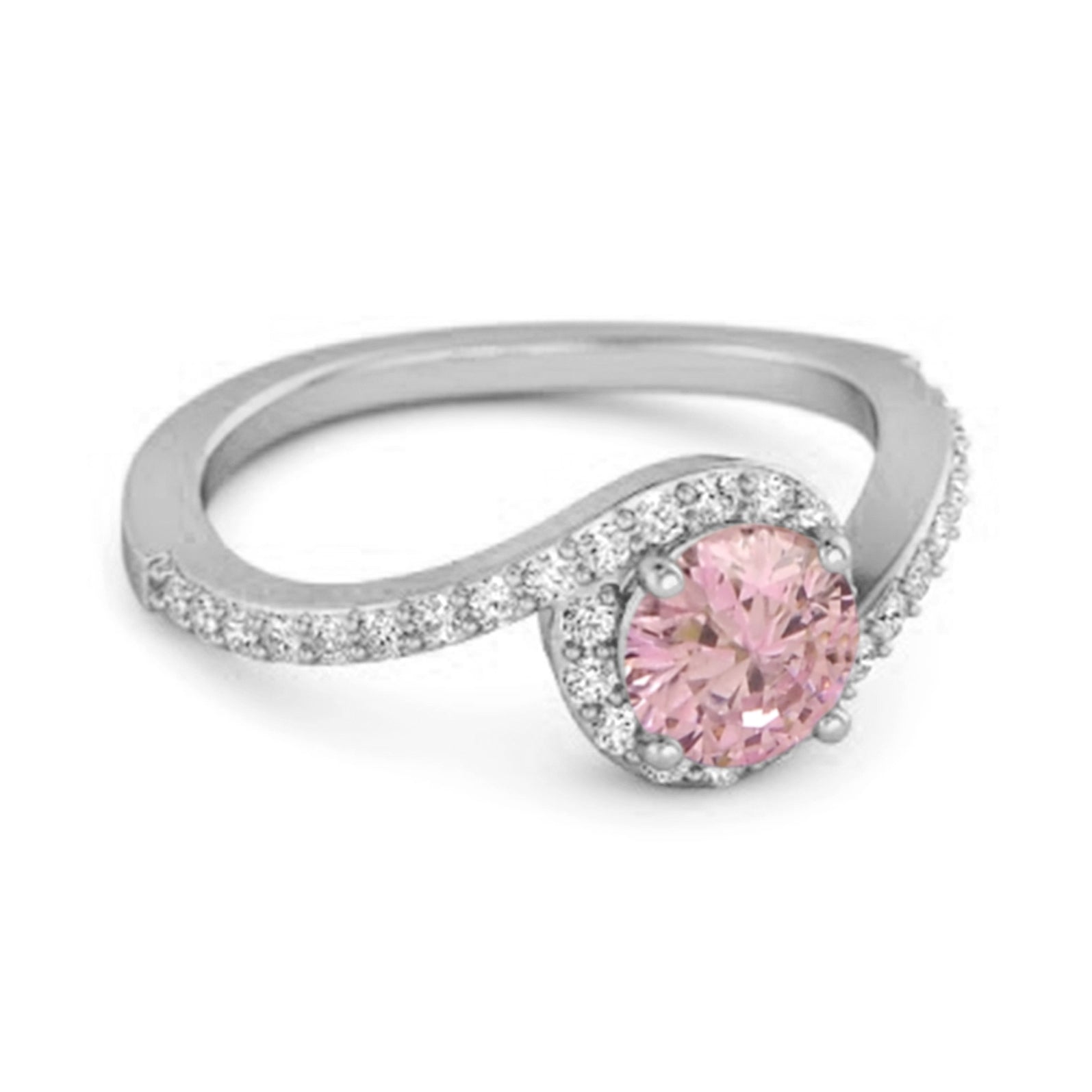 Pink Zirconia ring