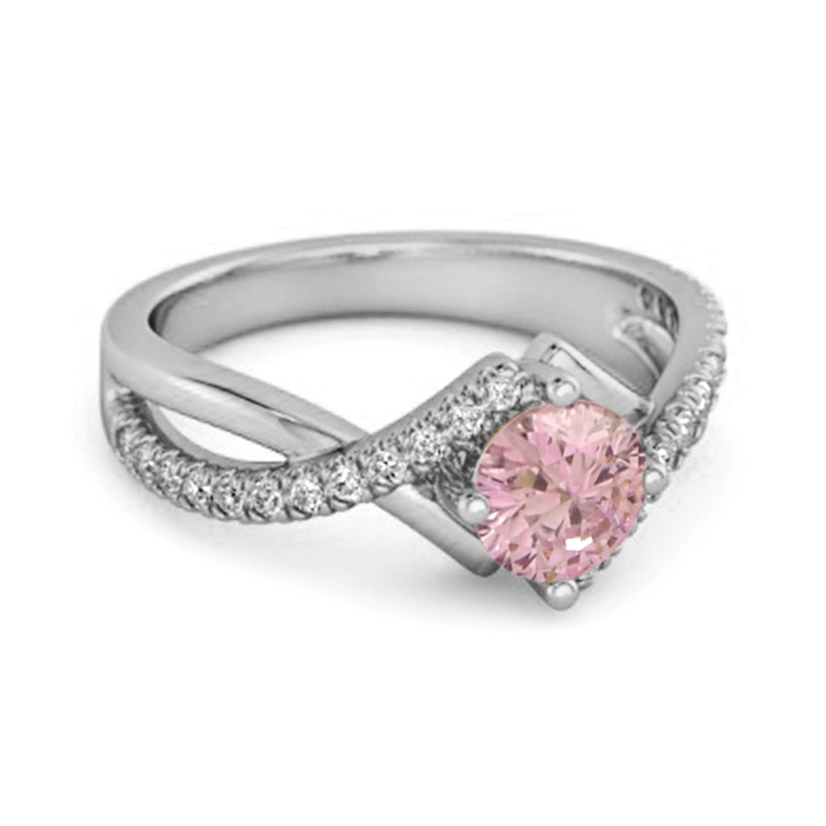 Pink Zirconia ring