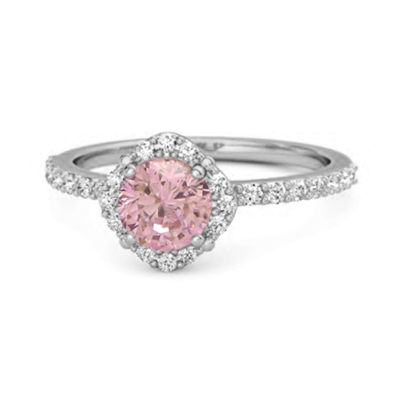 Pink Zirconia ring