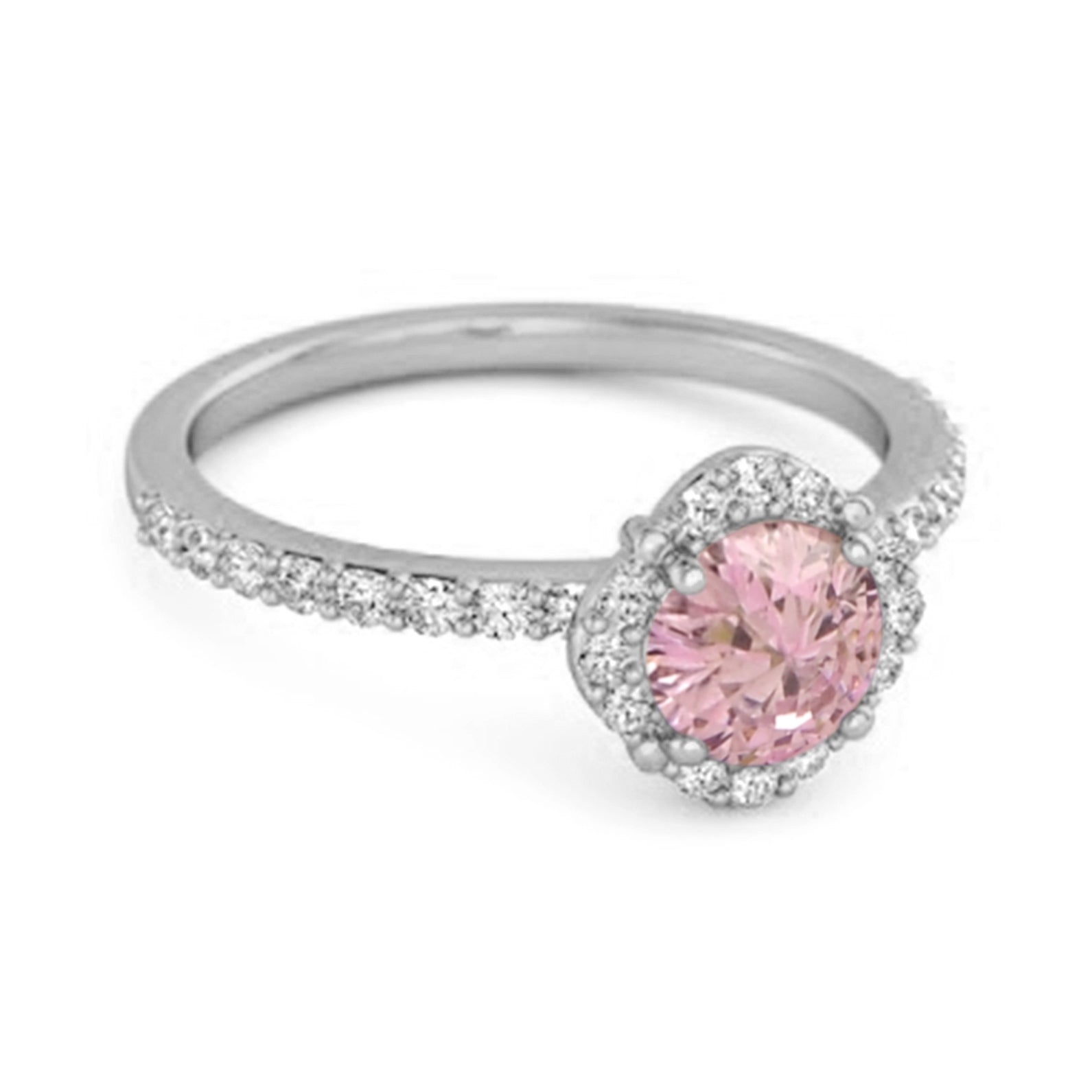 Pink Zirconia ring