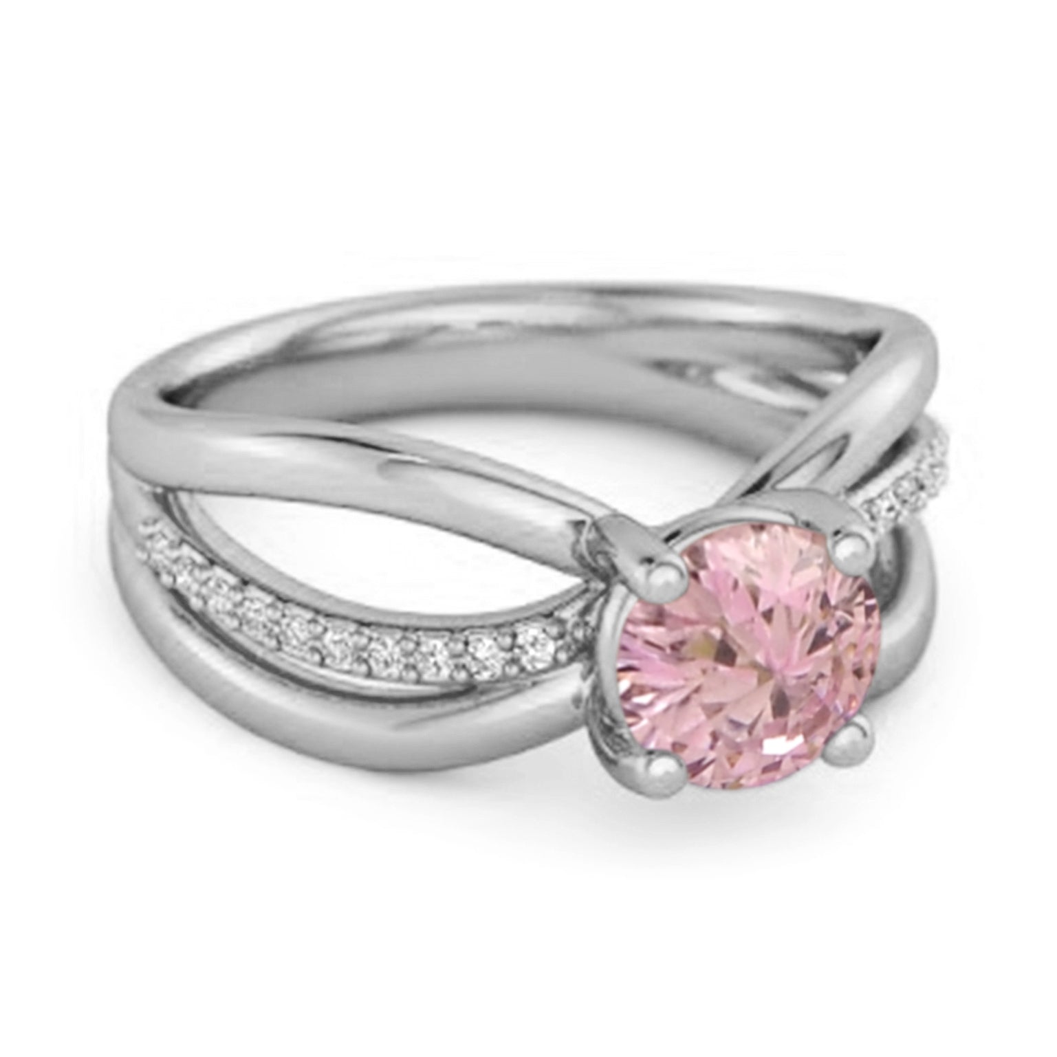 Pink Zirconia ring