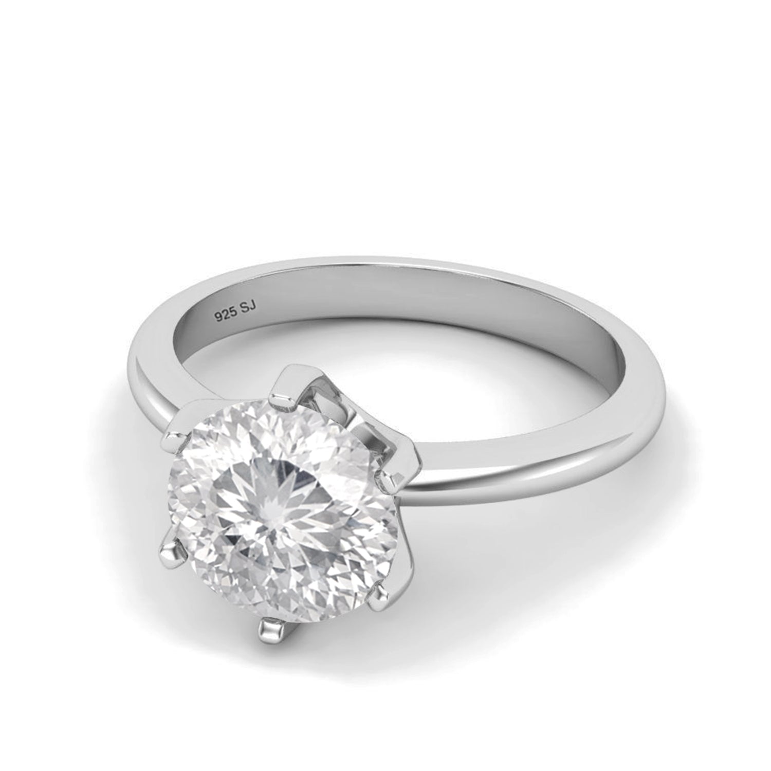 moissanite diamond ring