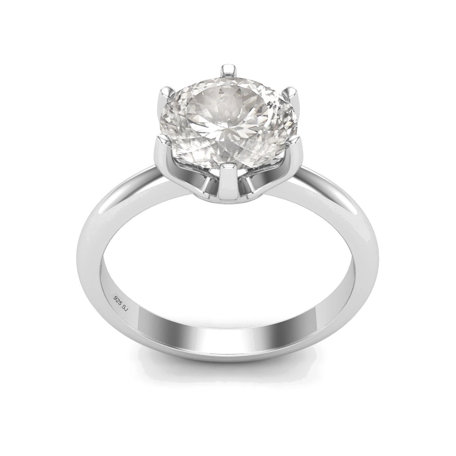 moissanite diamond ring