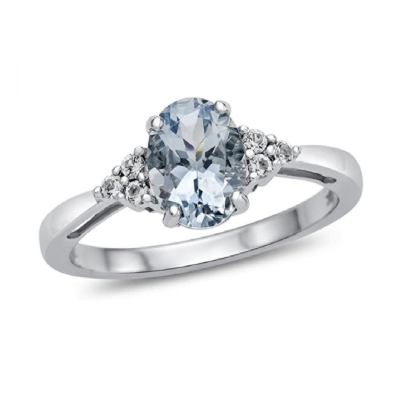 blue topaz ring