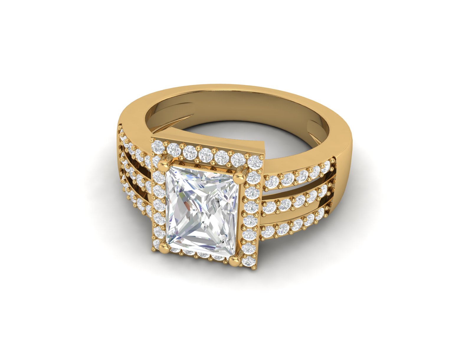 0.50 CTW White CZ Solitaire Wedding for Men