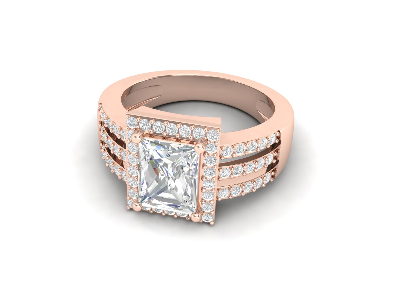 0.50 CTW White CZ Solitaire Wedding for Men