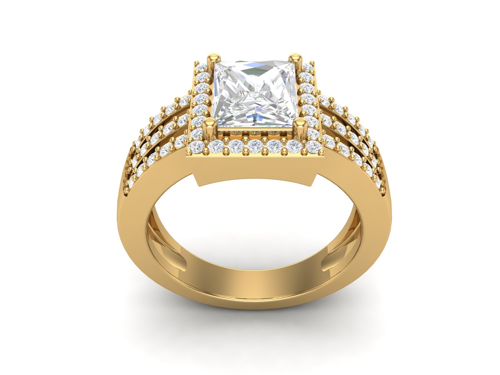 0.50 CTW White CZ Solitaire Wedding for Men