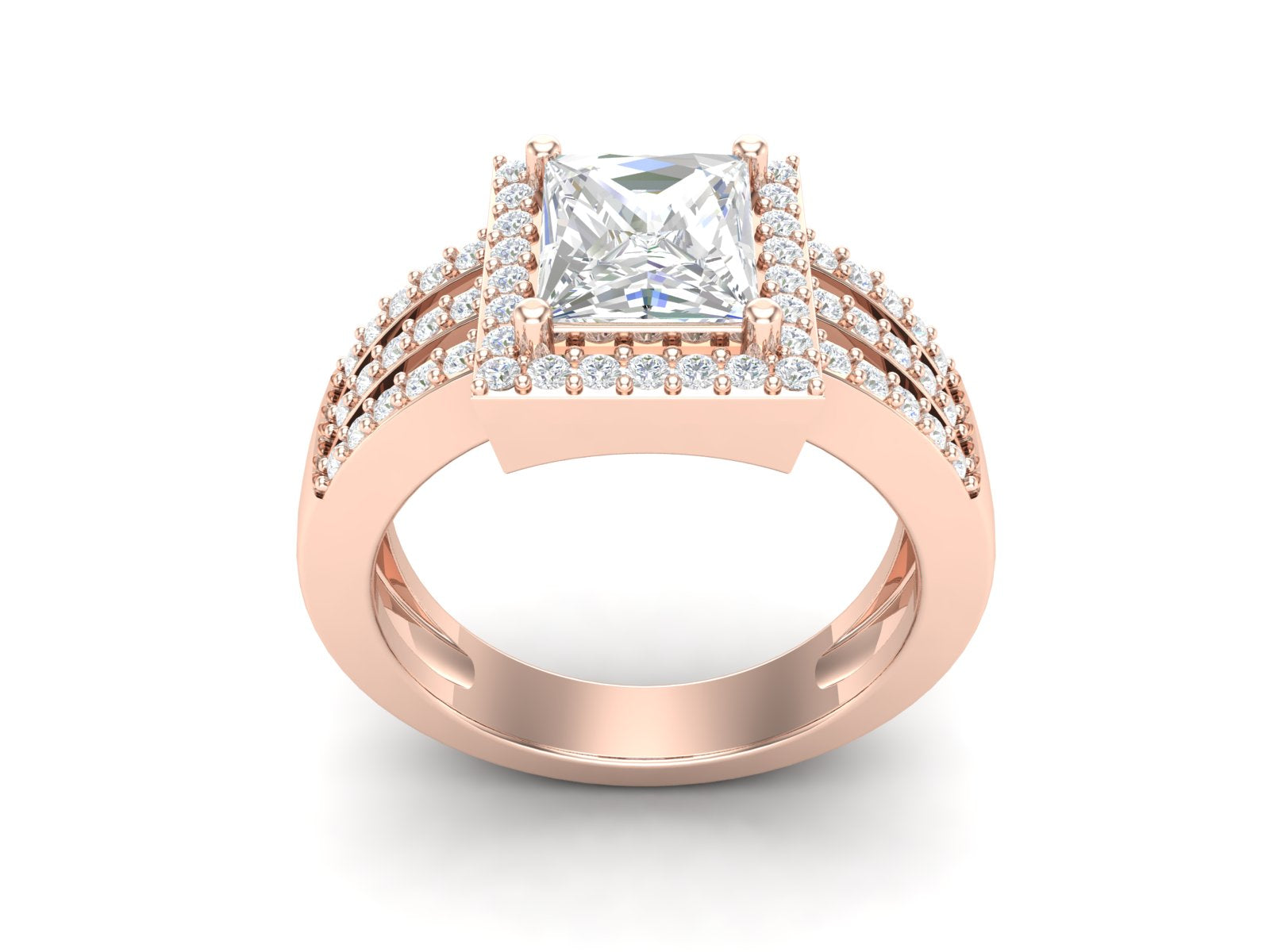 0.50 CTW White CZ Solitaire Wedding for Men