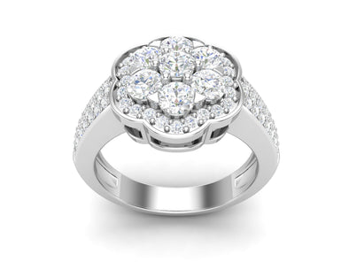 2 CTW White CZ Solitaire Wedding Ring for Men